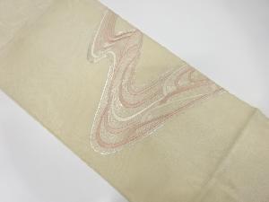 アンティーク　流水模様刺繍袋帯（材料）
